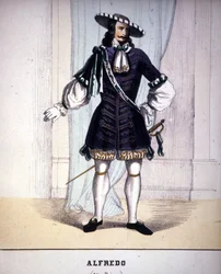 Personagem de Alfredo Germont em "La Traviata" de Giuseppe Verdi.