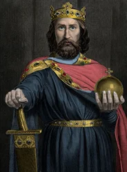 Carlos Magno (Charles I said the Great, Carolus Magnus, 742-814), Rei dos Francos - Charles the Great, King of the Franks