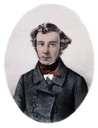 Charles-Alexis-Henri Clerel de Tocqueville (1805-59) - Retrato de Alexis de Tocqueville (Alexis Charles Henri Cleral de Tocqueville) (1805 - 1859), historiador e político francês.
