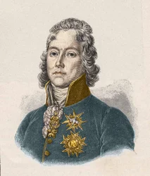 Charles Maurice de Talleyrand Périgord (1754-1838), político francês, gravura do século XIX.