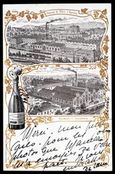 Chateau de Beijing em Epernay e a sucursal de Champagne "Mercier" no Luxemburgo, início do século XX
