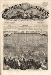 Cirque Napoleon (circo de inverno atual, rue Amelot, Paris) - Concert de Musique Classique dá domingo, 3 de novembro