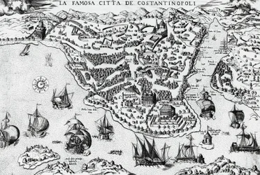 Cidade de Constantinopla, gravura