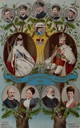 Postal da coroação