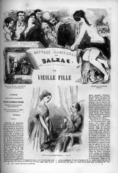 Capa para o romance "Velha menina".