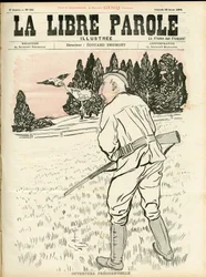 Capa de "La Libre parole illustree" (A liberdade de expressão ilustrada)