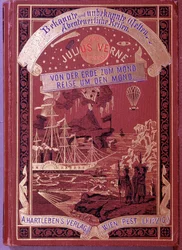 Capa de um livro de Jules Verne em alemão