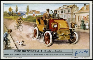 Daimler em 1897:4 cilindros, 4 tempos, 20 hp.