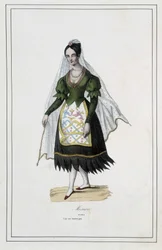 Dame de Mexico - em "Os diferentes povos da terra" por Padre Paul Jonhanneaud, Librairie des Bons livres