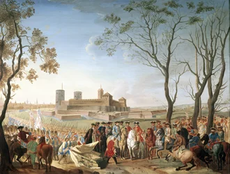 dezembro de 1733, Capitulação de Milão a Carlos Emanuel III de Saboia (pintura)