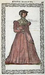 Donzela francesa - em "Hábitos e Efeitos" de Jean Sulperius