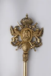 Detalhe da chave de Chambellan, México. Período do Rei Maximiliano I (1832-1867).