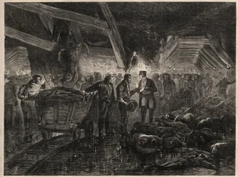 Disaster des mines de bessege - MINES DE COAL DE LALLE - Inundações