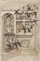 Não ter andorinhas debaixo do mesmo teto [fol. 40 reto], c.1512-1514 (caneta e tinta)