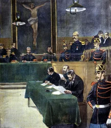 Caso Dreyfus, Comandante Esterhazy no Conselho de Guerra