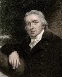Edward Jenner 1749-1823 - gravura - século XIX