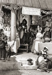 Gravura representando a festa dos Befana.