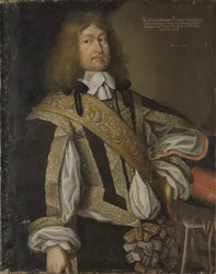 Ernest Gunther de Schleswig Holstein Sonderburg Augustenburg - Retrato de Ernest Guenther (1609-1689), Duque de Schleswig-Holstein-Sonderburg-Augustenburg, Anônimo . Óleo sobre tela