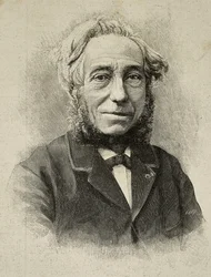 Ernesto Camillo Sivori (1815-1894), violinista e compositor italiano, gravura a partir de uma fotografia de G Rossi de L