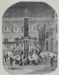 Festa de Luís XIV (Festa no pátio de mármore em Versalhes).