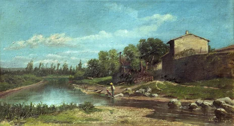 Pescador (tempera no painel)