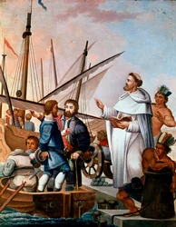 Fra Bartolomeu de Olmedo, que em 1500, levou brigantinas e marinheiros a explorar o novo mundo