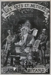Frontispício de "Les arts et metiers illustres" de Adolphe BITARD.