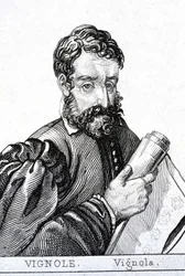 Giacomo Barozzi, dit il Vignola, em francês Le Vignole (1507 - 1573) arquitecto italiano.
