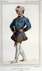 Gilles de Rais (Retz ou Rays) (1404-1440), companheiro de armas de Joana d