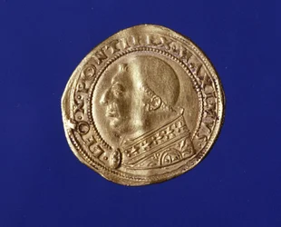 Golden Ducat de Leo X (1475 - 1521).