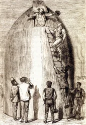 Grav. em "From the Earth to the Moon" por Jules Verne