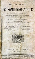 Artesanato e economia doméstica para meninas - noções muito simples sobre higiene, habitação, cuidados domésticos, lavandaria, reparação e vestuário, cultura de jardim e quintal inferior de G. Schefer e Sophie Amis, Librairie Ch. Delagrave