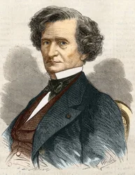 Hector Louis Berlioz, compositor francês (1803-1869).