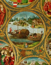 Heinrich II "Jasomirgott", duque da Áustria, a caminho da cruzada