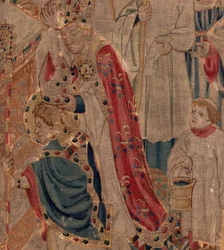 História de Saint Piat e Saint Eleuthère, Cena 10: Saint Eleuthère é sagrado como bispo (D