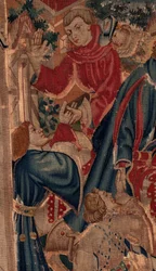História de Saint Piat e Saint Eleuthère, Cena 8, Centro de detalhes