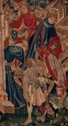 História de Saint Piat e Saint Eleuthère, Cena 8, Centro de detalhes