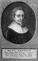 Hugo Grotius (1583-1645) (Huig de Groot), advogado e diplomata holandês.