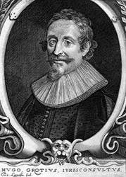 Hugo Grotius (1583-1645) (Huig de Groot), advogado e diplomata holandês.