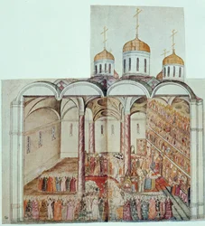 Indução de Miguel III, Czar da Rússia (Mikhael Romanov
