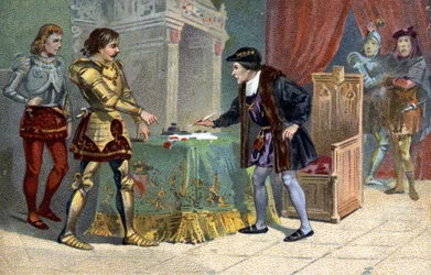 Entrevista de Luís XI (1423-1483), Rei de França e Carlos o Negrito, Duque de Borgonha, a Peronne, em outubro de 1468.