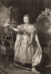 Isabella II (1830-1904). Rainha de Espanha (gravura)
