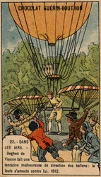 Jacob Deghen (Degen) tentou pilotar aeróstatos em 1812 em Viena.