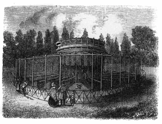 Jardin des Plantes em Paris, em 1861: faisandro.