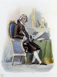Jean Baptiste Louis Gresset (1709-1777) em Ed. Mennechet, "Le Plutarque francais