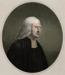 John Wesley 1703-1791 - gravura - século XIX