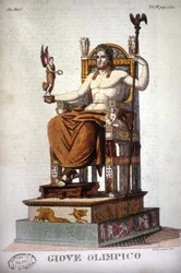 Júpiter (Zeus) - gravura