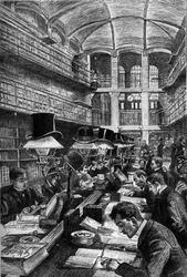 A Biblioteca Cujas da Faculdade de Direito de Paris, Gravação no jornal "La jeunesse