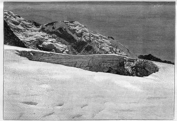 A catástrofe de Saint-Gervais (Saint Gervais) ou a catástrofe do glaciar Tete Rousse (departamento de Haute-Savoie) (12-13 de Julho de 1892) - Cirque d