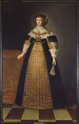 Arquiduquesa Cecile Renee da Áustria - Retrato da Arquiduquesa Cecilia Renata da Áustria